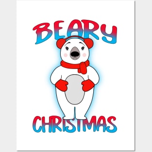 Christmas Bear Funny Christmas Pun Posters and Art